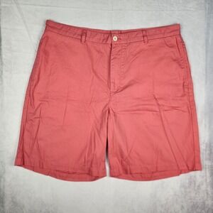 Vineyard Vines Club Shorts Mens 40 Pink Cotton Chino Golf Shep & Ian Golf Casual